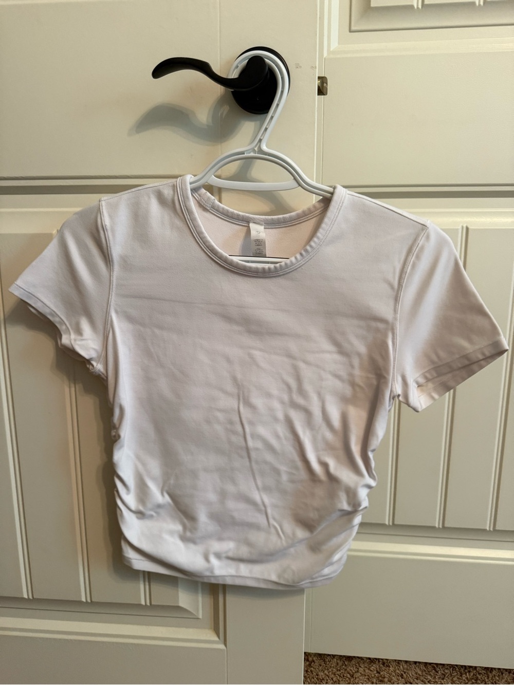 Lululemon White All It Takes Short Sleeve Tee
